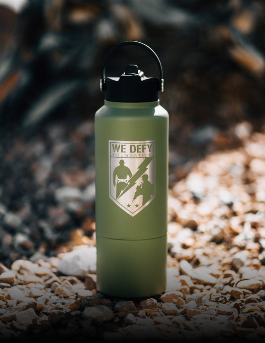 Flobottle Special Edition: Hydrate for a Cause with We Defy Support- Green